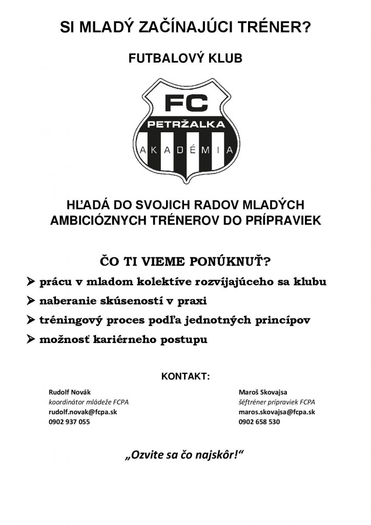Návrh plagátu pre trénerov-page- Petržalka