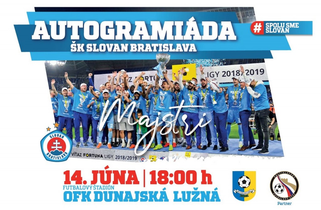 Slovan Autogramiáda 14062019